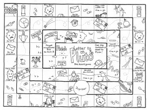 Letter to Pluto board game printable